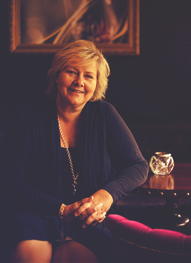 erna solberg foto thor brødreskift